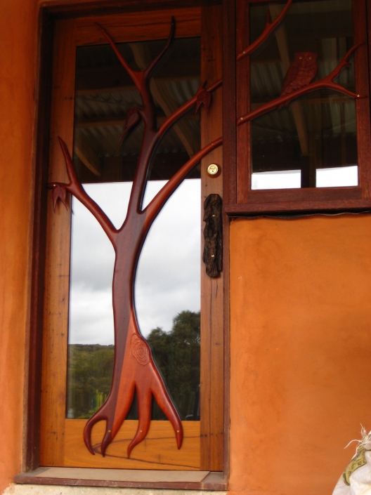 hand crafted door